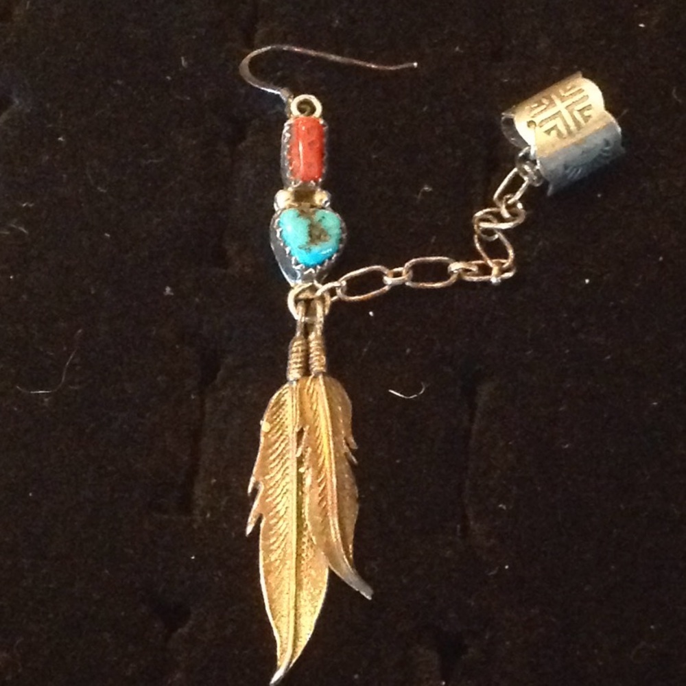 Navajo earrings w/ cuff